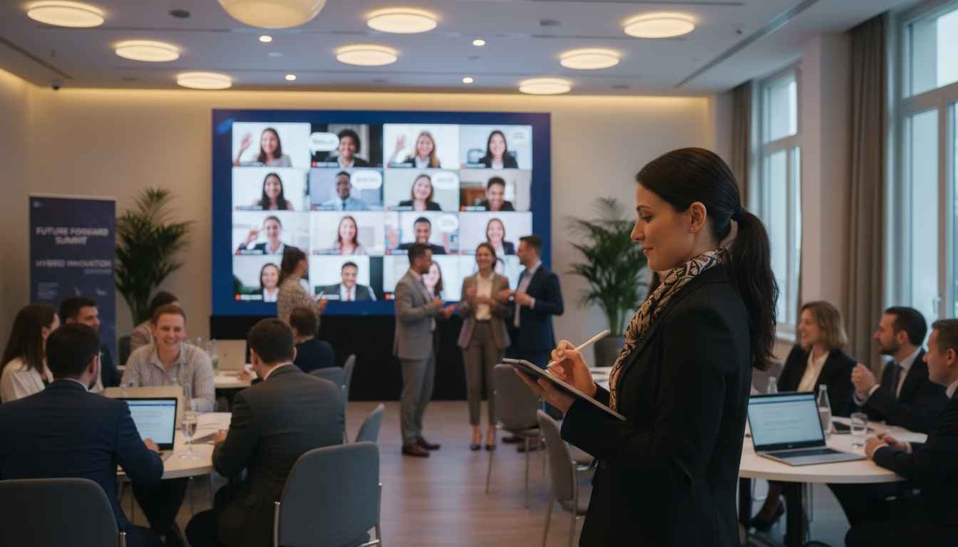 how to plan hybrid events